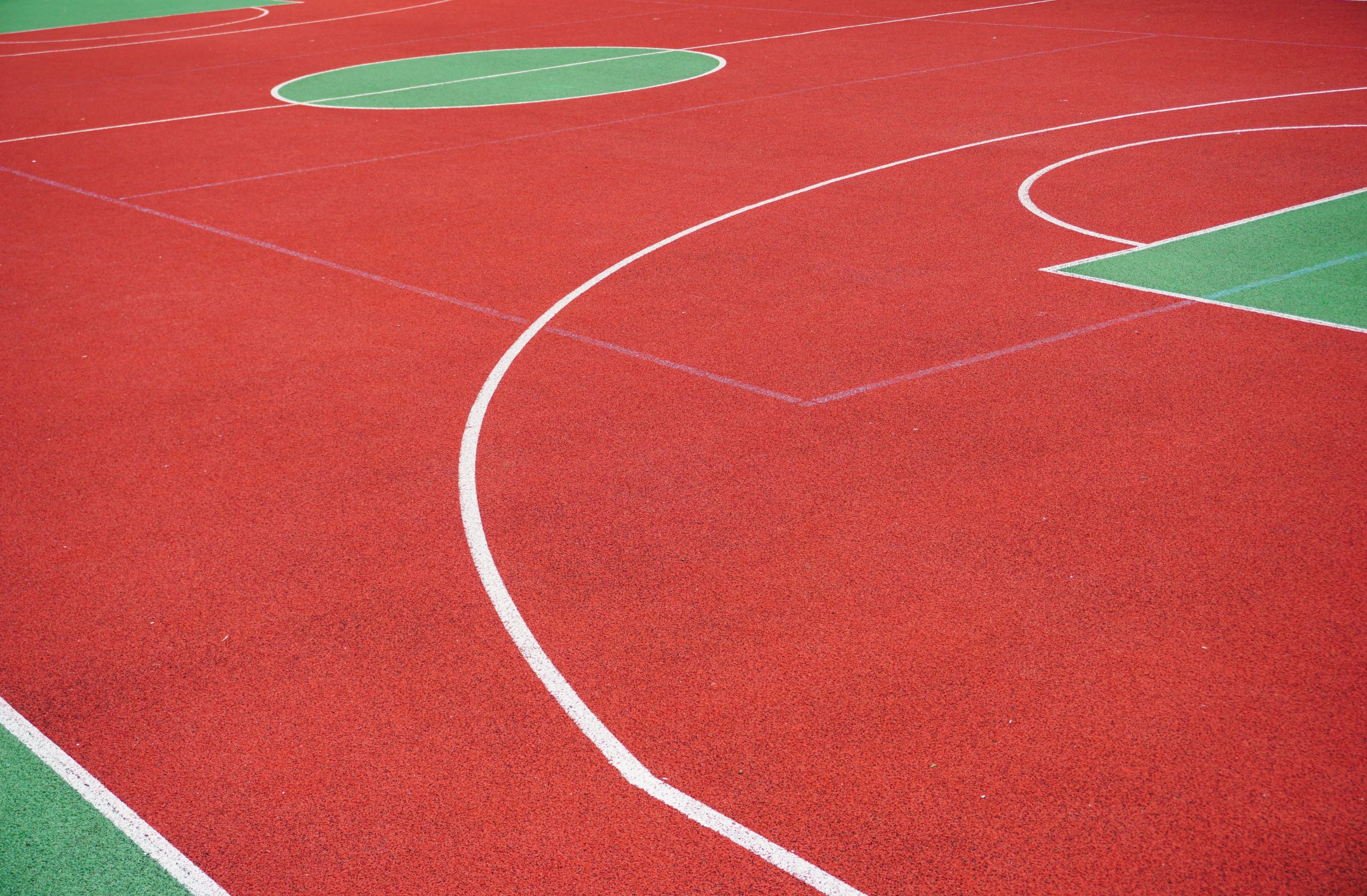 Basketball Court Asphalt paving installation 